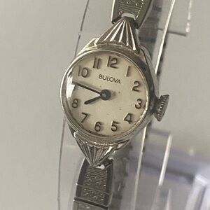 Bulova Women's Vintage Silver Watch
